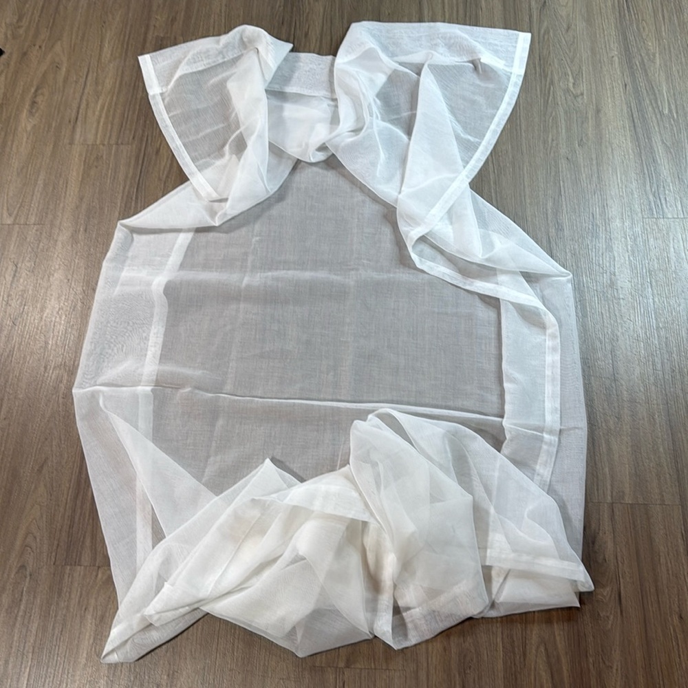 Set Of 2 Sheer Window Curtains